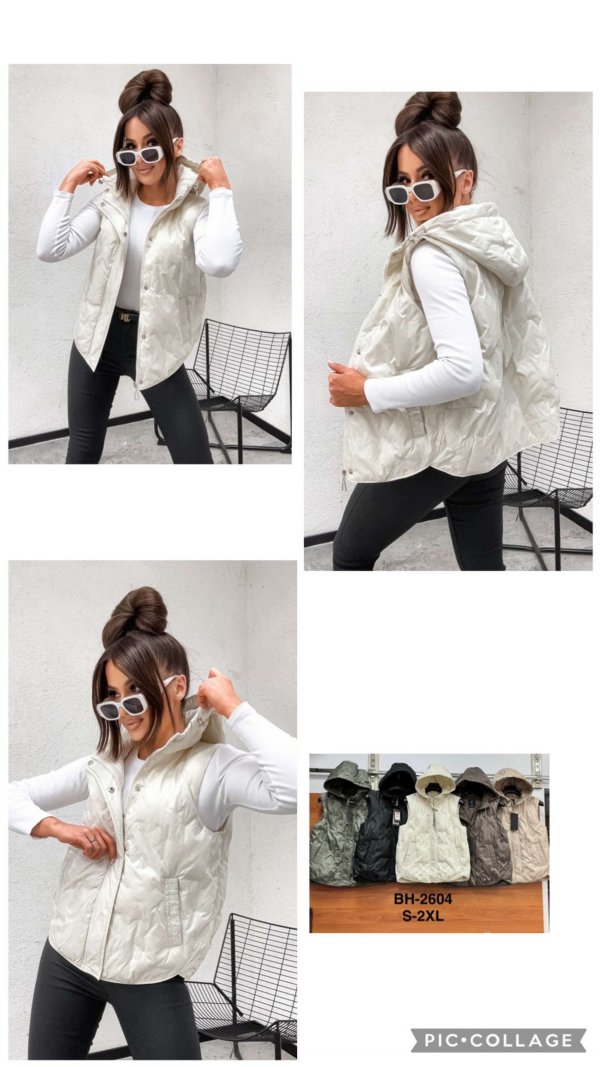 Kamizelki damkie Roz S-2XL, 1 Kolor Paczka 5 szt